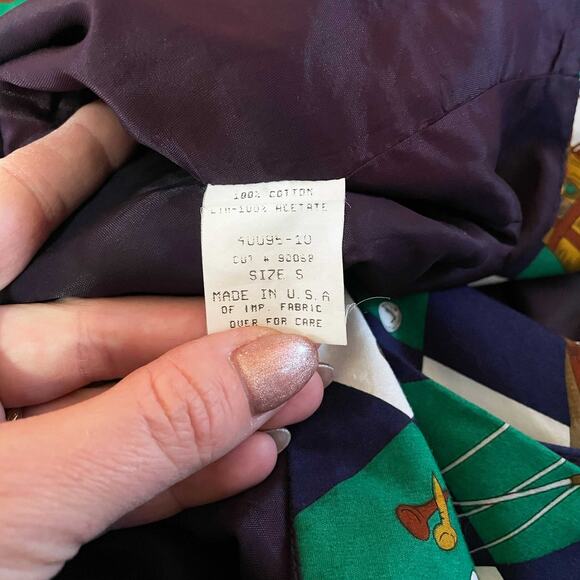 Glenridge Golf Print Vest Size Small - Picture 4 of 6